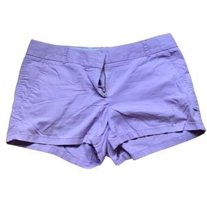 J. Crew Chino Lavender Purple Shorts